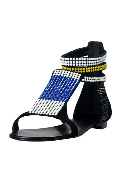 Giuseppe Zanotti Design Women's Sparkle Flat Sandals Shoes