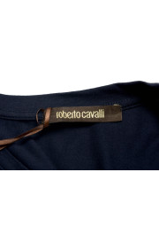 Roberto Cavalli Men's Blue Graphic Print Crewneck T-Shirt: Picture 6