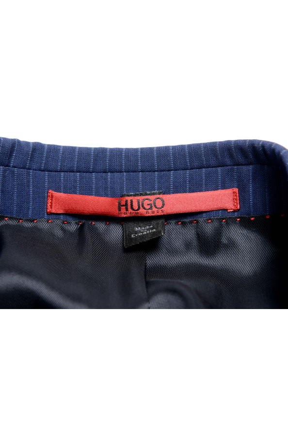 Hugo Boss "C-Jeffery/C-Simmon" Men's 100% Wool Blue Striped Two Button Suit: Picture 12