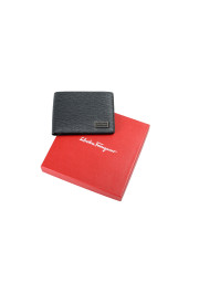 Salvatore Ferragamo Men's 100% Textured Leather Black Bifold Wallet: Picture 3