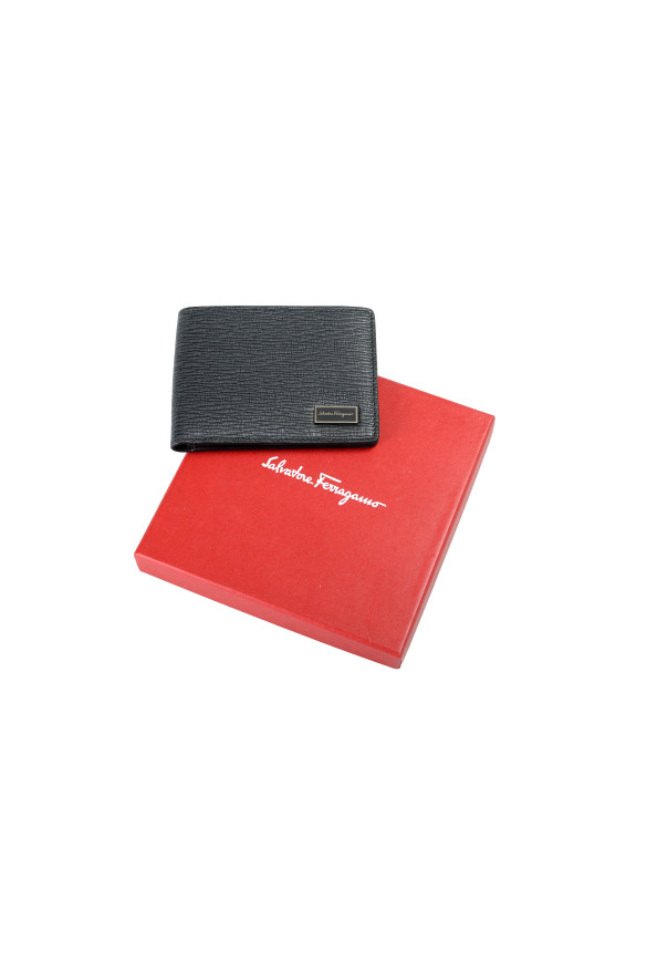 Salvatore Ferragamo Men's 100% Textured Leather Black Bifold Wallet: Picture 3