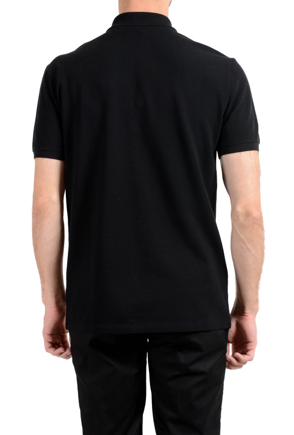 Versace Collection Men's Black Logo Short Sleeve Polo Shirt: Picture 6