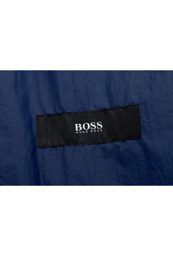 Hugo Boss "Dario" Men's Navy Blue Trench Coat : Picture 4