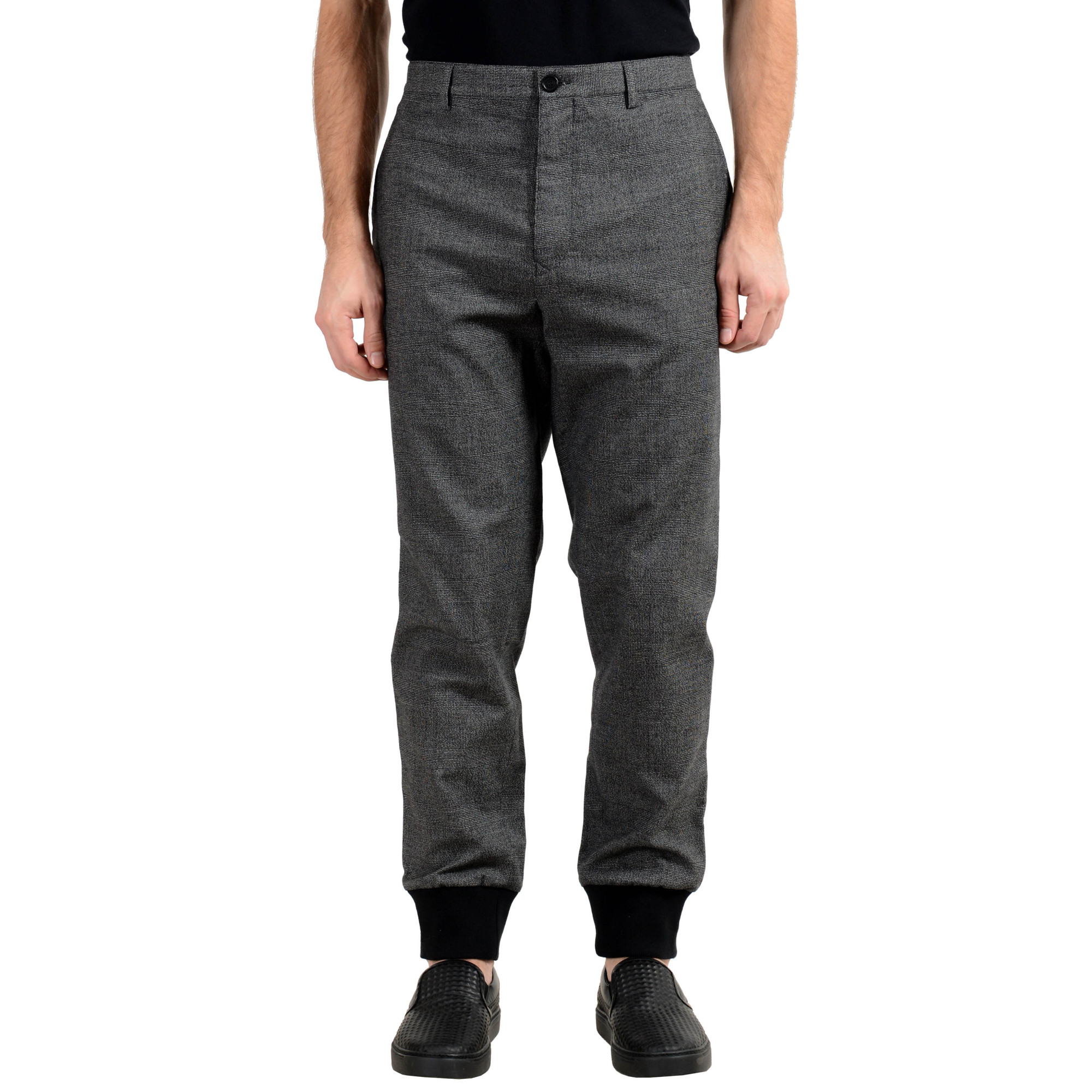 Burberry Men's Wool Gray Casual Pants