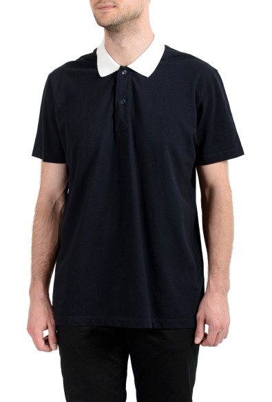 Malo Men's Black Stretch Short Sleeve Polo Shirt 