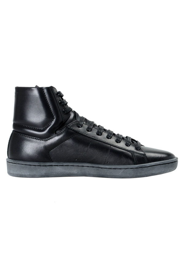 Saint Laurent Women's Leather High Top Fashion Sneakers Shoes : Picture 7