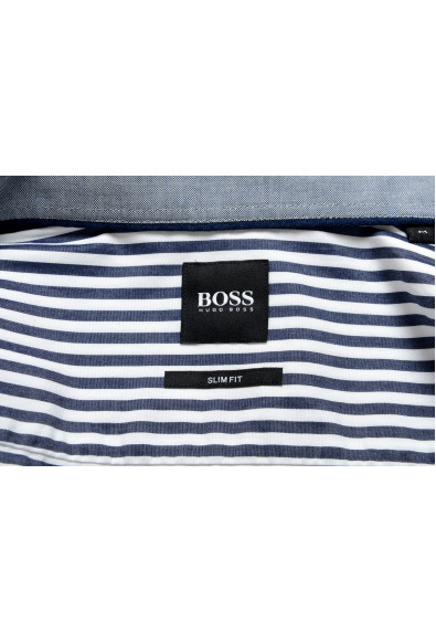 Hugo Boss Men's Ronni_53F Slim Fit Striped Long Sleeves Casual Shirt: Picture 2