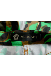 Versace Women's Multi-Color Animal Print Slim Leg Jeans: Picture 4