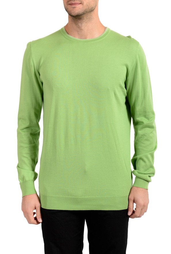 Kiton Men's Green Crewneck Pullover Sweater 