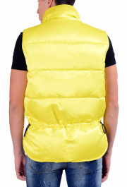 Dsquared2 Men's Bright Yellow Full Zip Down Vest: Picture 2