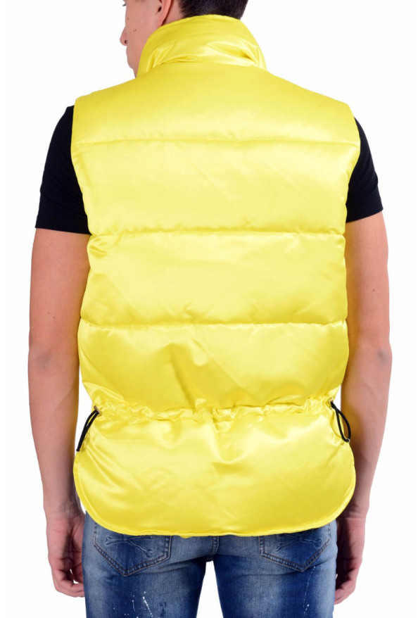 Dsquared2 Men's Bright Yellow Full Zip Down Vest: Picture 2