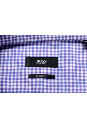 Hugo Boss Men's" Miles US" Sharp Fit Plaid Long Sleeve Dress Shirt: Picture 8