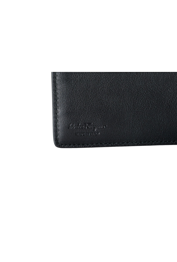 Salvatore Ferragamo Men's 100% Textured Leather Black Bifold Wallet: Picture 6