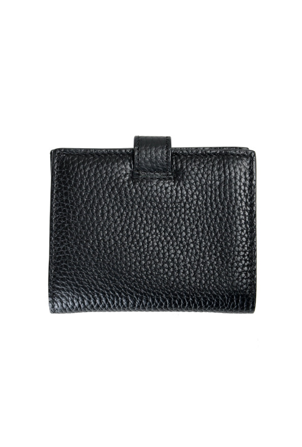Burberry Unisex Black Perforated Leather Bifold Wallet: Picture 3