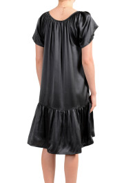 John Galliano Women's Gray 100% Silk Flare Dress: Picture 3