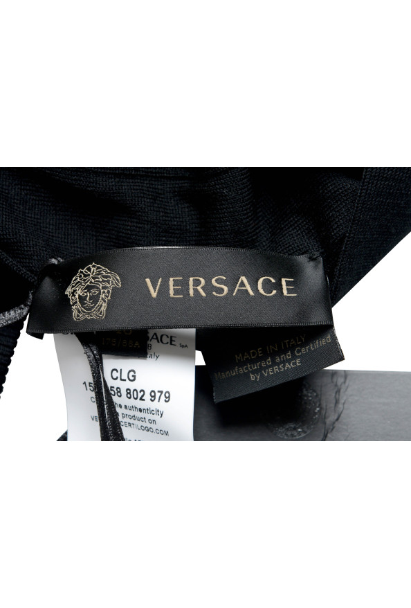Versace Men's Wool Reversible Full Zip Windbreaker Jacket : Picture 9