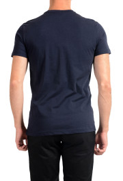 Roberto Cavalli Men's Blue Graphic Print Crewneck T-Shirt: Picture 2