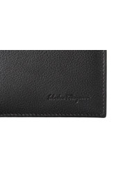 Salvatore Ferragamo Men's Dark Brown 100% Pebbled Leather Bifold Wallet: Picture 4