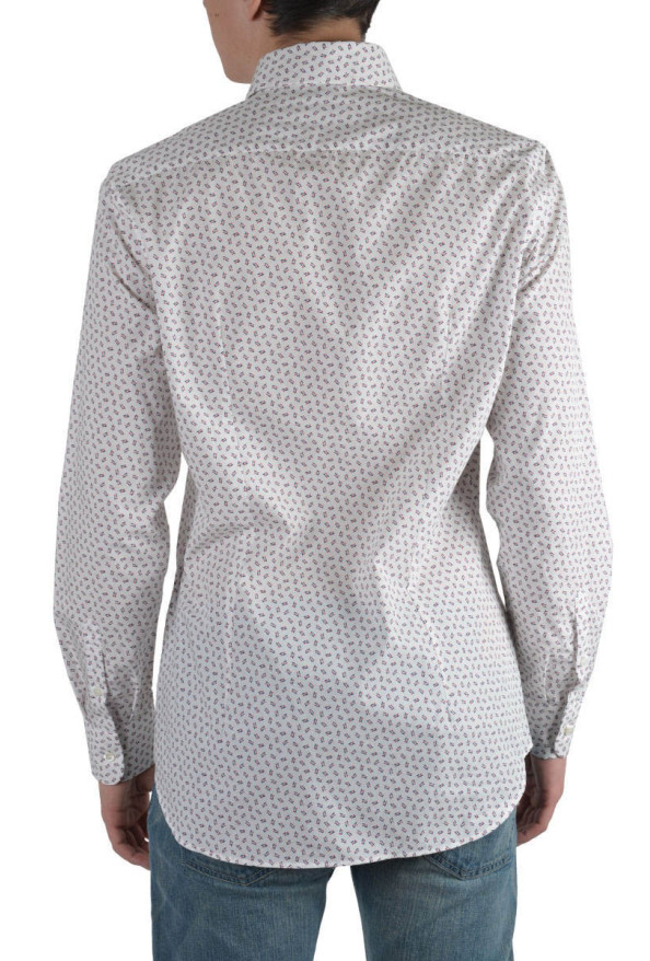 Prada Men's Multi-Color Long Sleeve Dress Shirt: Picture 2
