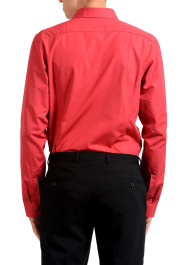 Jil Sander Men's Red Long Sleeve Dress Shirt : Picture 3