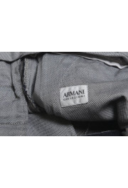 Armani Collezioni Men's Dark Gray Denim Dress Pants: Picture 4