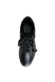 Versace Collection Men's Black Leather Fashion Sneakers Shoes: Picture 6
