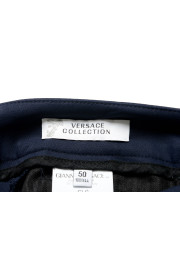 Versace Collection Men's Navy Blue Stretch Casual Pants: Picture 4