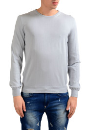 Malo Men's Crewneck Gray Light Pullover Sweater 