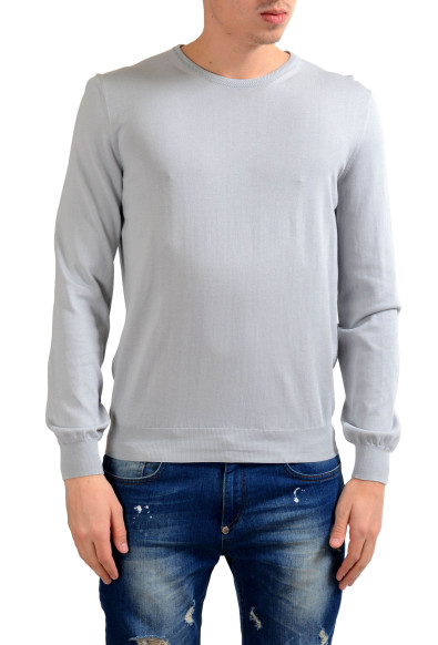 Malo Men's Crewneck Gray Light Pullover Sweater 