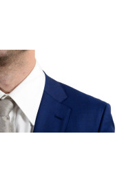 Hugo Boss "Jets3/Lenon1" Men's 100% Wool Blue Two Button Suit: Picture 10