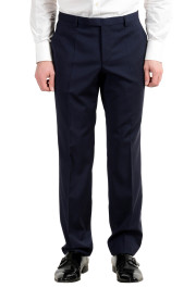 Hugo Boss "Jets4/Lenon1" Men's 100% Wool Blue Two Button Suit: Picture 3