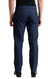 Prada Men's Dark Blue Flat Front Dress Pants