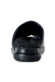 Marni Women's "Fusbett" Leather Sheepskin Slides Sandals Shoes: Picture 2