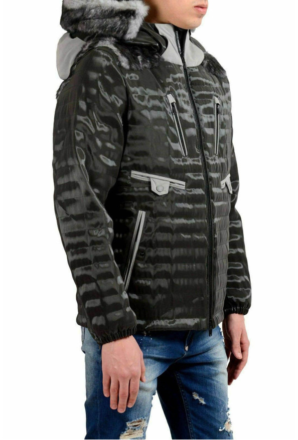Moncler Men's Fur Goose Down Full Zip Hooded Jacket: Picture 2