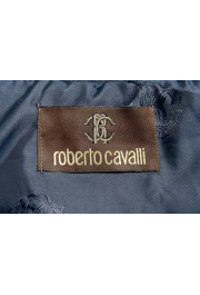 Roberto Cavalli Men's Duck Down Navy Blue Full Zip Vest: Picture 5