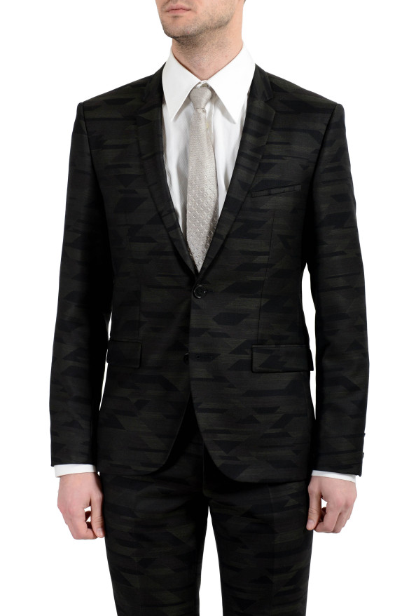 Hugo Boss "Adris4/Heilon" Men's 100% Wool Multi-Color Two Button Suit: Picture 5
