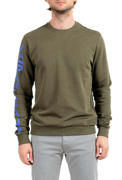 Versace Jeans Men's Green Logo Sweatshirt 