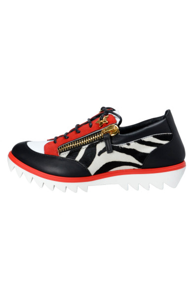 Giuseppe Zanotti Homme Leather Sneakers Shoes: Picture 2