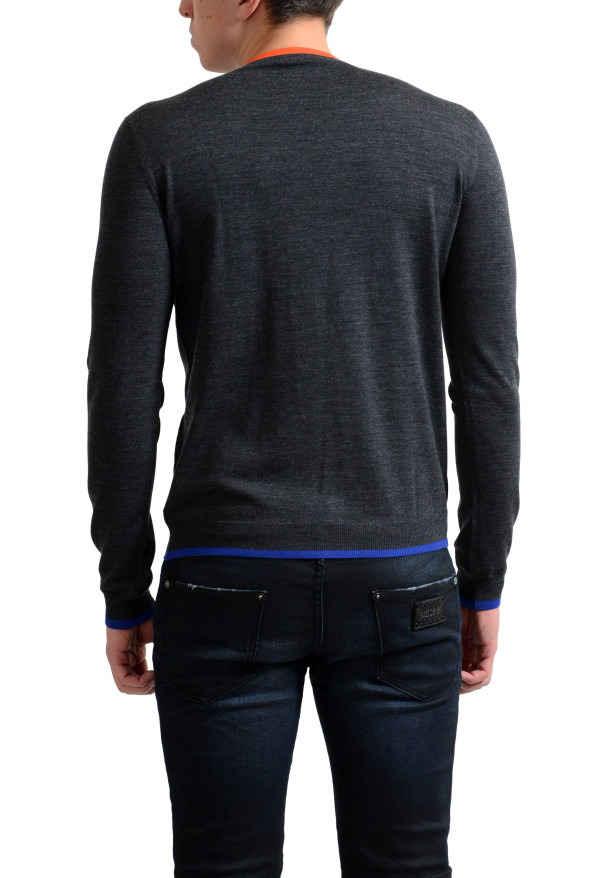 Prada Men's 100% Wool Gray Crewneck Pullover Sweater : Picture 2