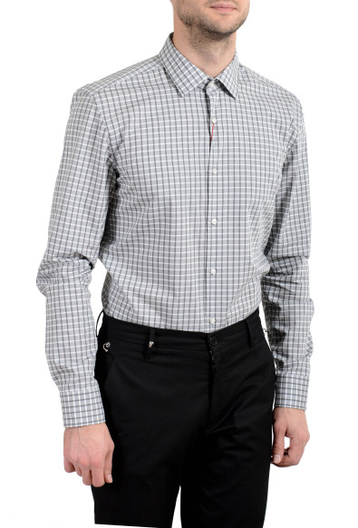 Hugo Boss "Kenno" Men's Slim Plaid Long Sleeve Dress Shirt: Picture 2