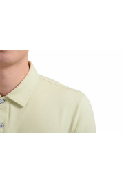 Malo Men's Long Sleeve Olive Green Pocket Polo Shirt: Picture 3