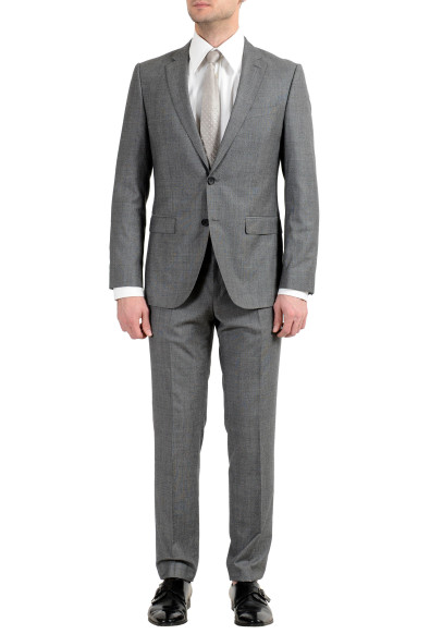 Hugo Boss "Novan4/Ben2" Men's Wool Gray Two Button Suit