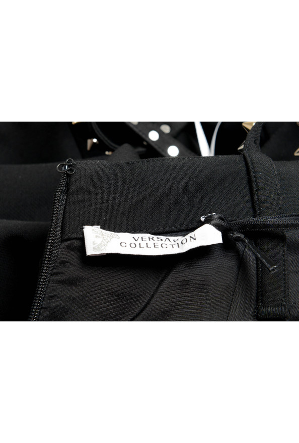 Versace Collection Women's Black Metal Studs Bodycon Mini Dress: Picture 5