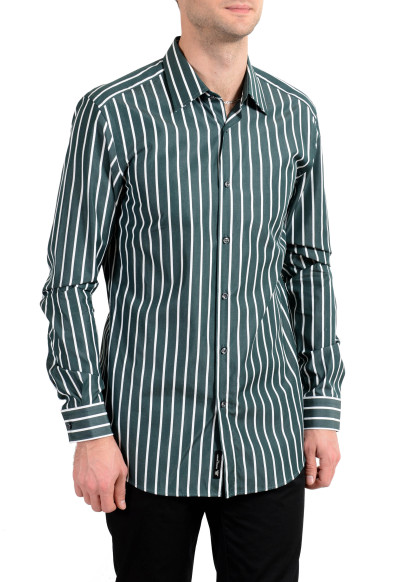 Hugo Boss "T-Cari" Men's Slim Striped Long Sleeve Dress Shirt