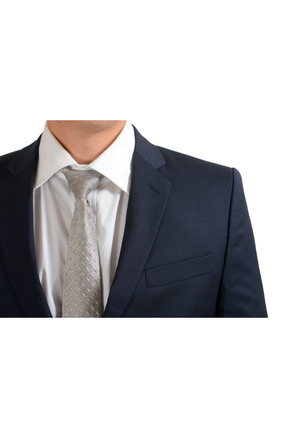 Versace Collection 100% Wool Navy Two Button Men's Suit: Picture 5