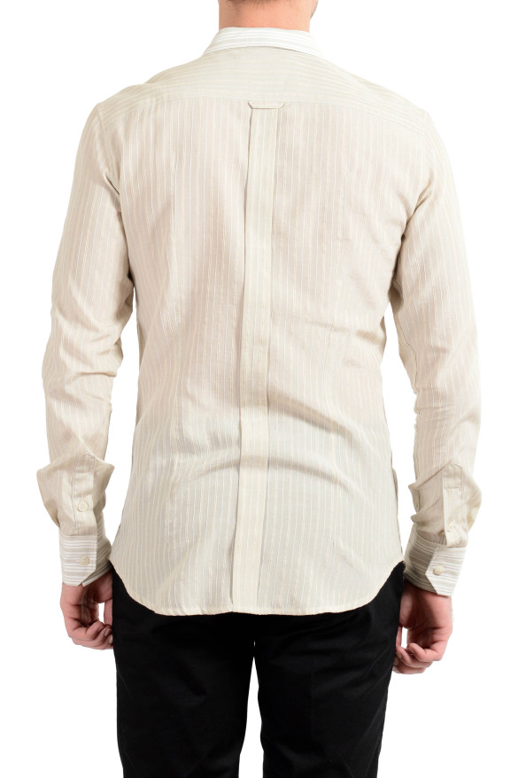 Dolce&Gabbana D&G "Mediure" Men's Beige Long Sleeve Casual Shirt : Picture 3