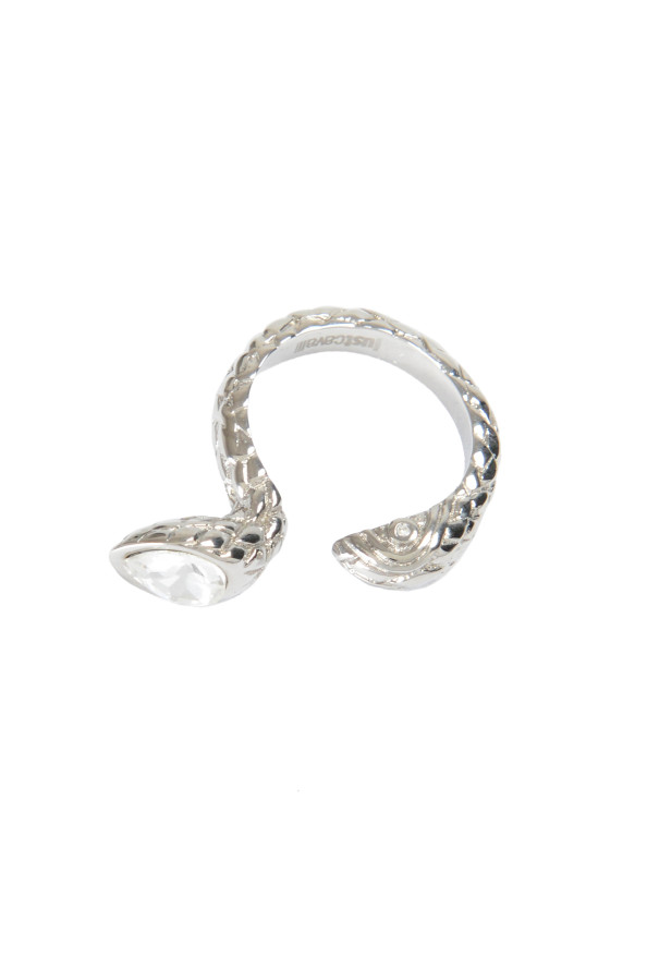 Just Cavalli Unisex Silver Metal Snake Ring : Picture 2