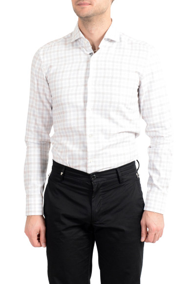 Hugo Boss Men's "Jason" Slim Fit Plaid Long Sleeve Dress Shirt