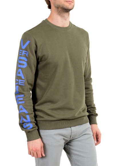 Versace Jeans Men's Green Logo Sweatshirt : Picture 2