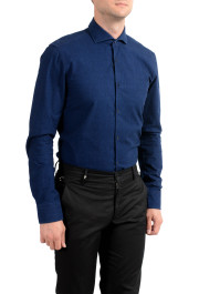 Hugo Boss Men's Jason Slim Fit Blue Denim Long Sleeve Dress Shirt : Picture 5
